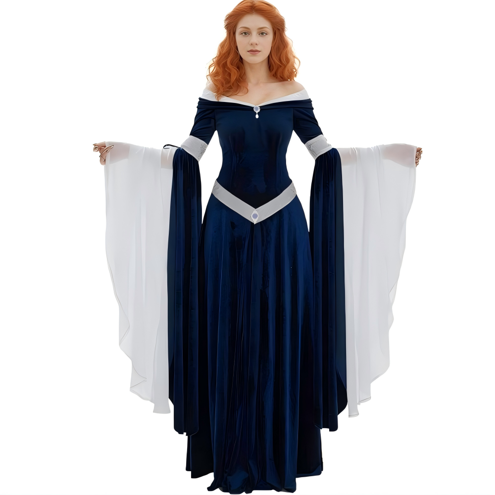 Women'S Green Formal Wear - DAIZBELLA Middeleeuws renaissancekostuum voor dames, elfstijl,