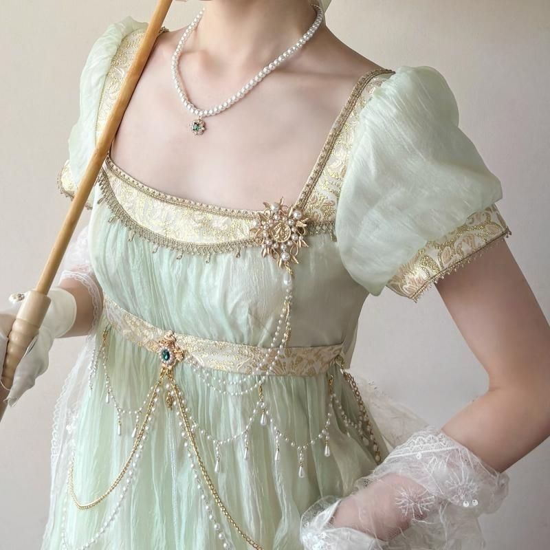 Handgemaakte Regency Empire Ta - Women'S Green Formal Wear recensie en prijs