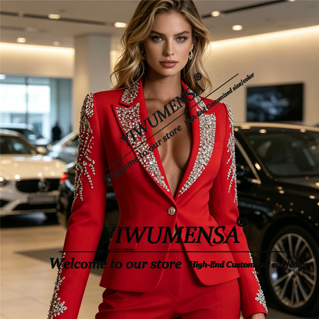 Luxe Damespakken 2-delige sets - Women Formal Wear Blazers recensie en prijs