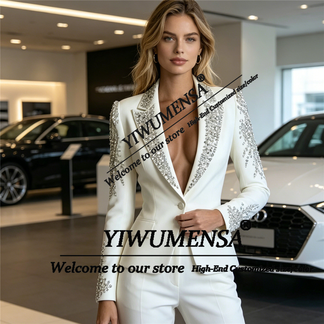 Luxe Damespakken 2-delige sets - Women Formal Wear Blazers recensie en prijs