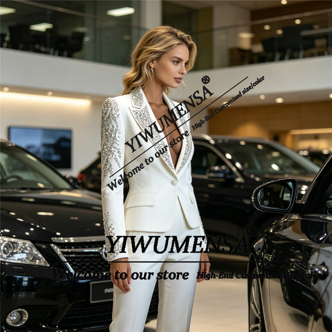 Luxe Damespakken 2-delige sets - Women Formal Wear Blazers recensie en prijs