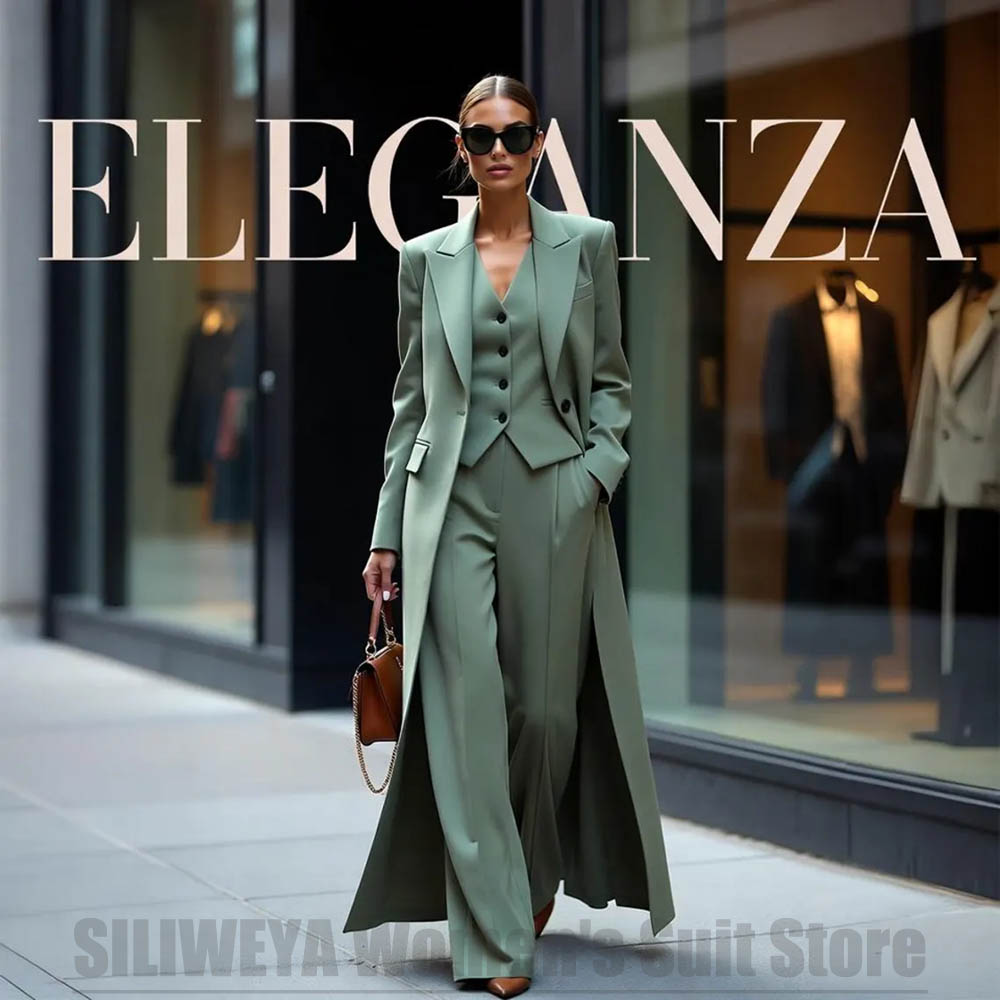 Chique damespak driedelig met  - Women Formal Wear Blazers recensie en prijs