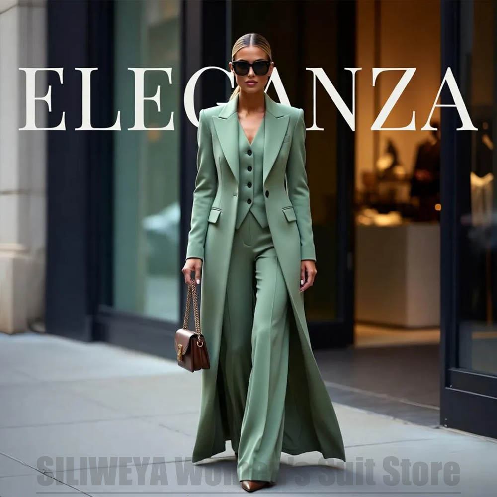 Chique damespak driedelig met  - Women Formal Wear Blazers recensie en prijs