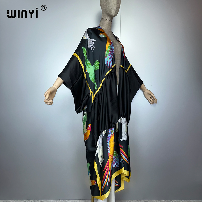 WINYI print boho kimono maxi s - Young Women'S Formal Wear recensie en prijs
