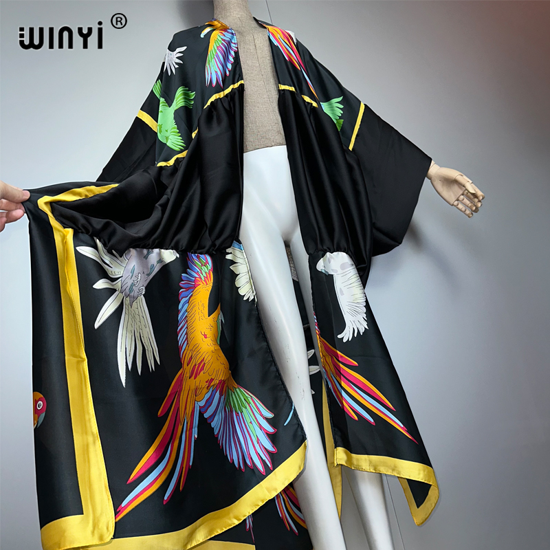 WINYI print boho kimono maxi s - Young Women'S Formal Wear recensie en prijs