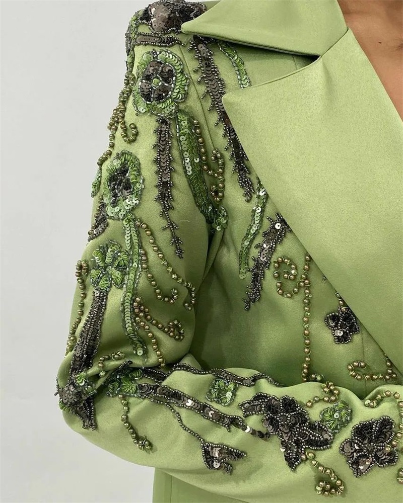 Ontwerper groen satijn damesko - Women'S Green Formal Wear recensie en prijs