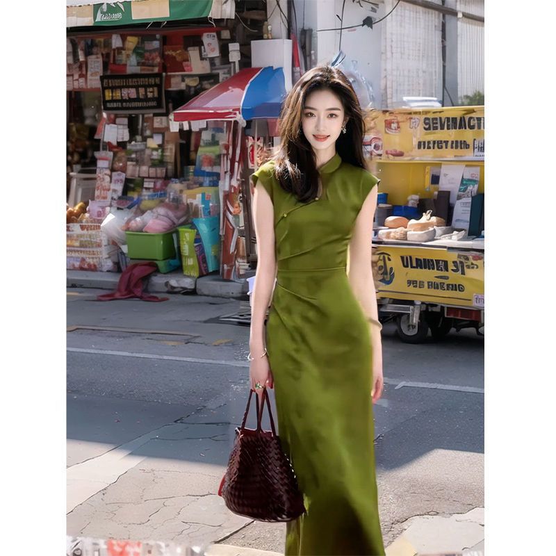 2024 Nieuwe Groene Chinese Sti - Women'S Green Formal Wear recensie en prijs