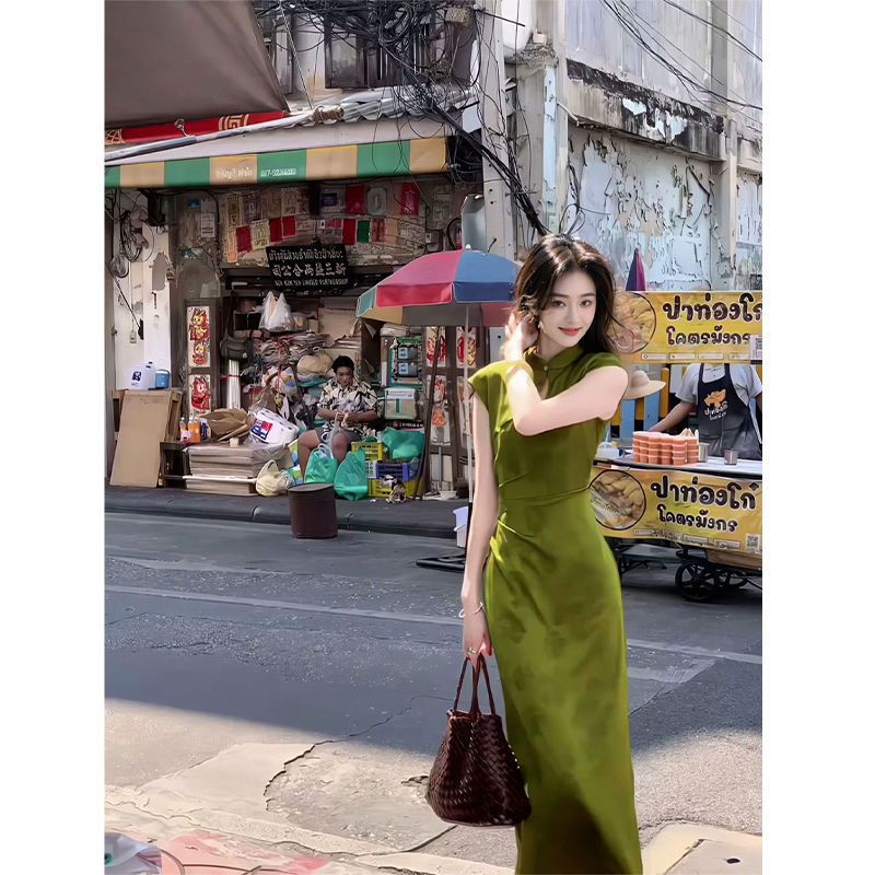 2024 Nieuwe Groene Chinese Sti - Women'S Green Formal Wear recensie en prijs